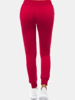 Spodnie dresowe damskie bordowe JS/CK01^Ozonee Fashion