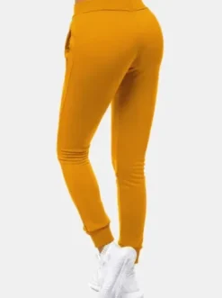 Spodnie dresowe damskie camelowe JS/CK01^Ozonee Online