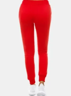 Spodnie dresowe damskie czerwone JS/CK01^Ozonee New