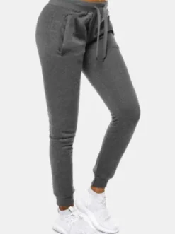 Spodnie dresowe damskie grafitowe JS/CK01^Ozonee New