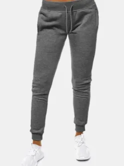Spodnie dresowe damskie grafitowe JS/CK01^Ozonee New