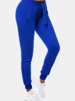 Spodnie dresowe damskie kobaltowe JS/CK01^Ozonee Discount