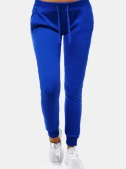 Spodnie dresowe damskie kobaltowe JS/CK01^Ozonee Discount