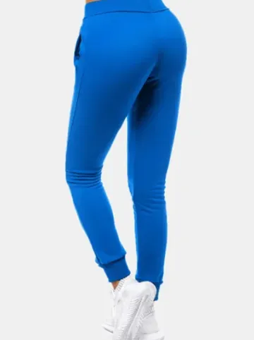 Spodnie dresowe damskie niebieskie JS/CK01^Ozonee Sale