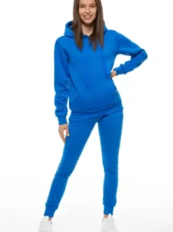 Spodnie dresowe damskie niebieskie JS/CK01^Ozonee Sale