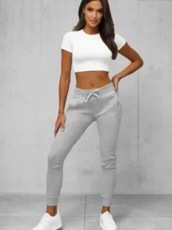 Spodnie dresowe damskie szare JS/CK01Z^Ozonee Hot