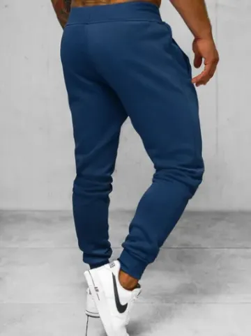 Spodnie dresowe męskie indygo JS/XW01/66Z^Ozonee Fashion