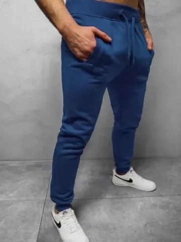 Spodnie dresowe męskie indygo JS/XW01/66^Ozonee Discount