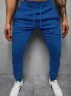 Spodnie dresowe męskie kobaltowe JS/XW01Z^Ozonee Best