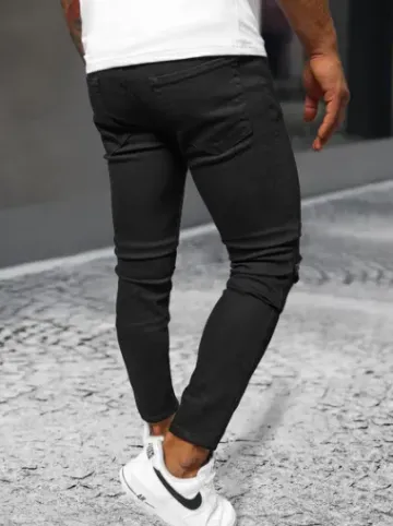 Spodnie jeansowe męskie czarne E/5391/02Z^Ozonee Discount