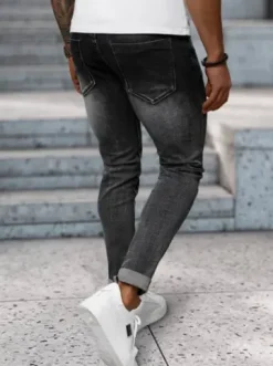 Spodnie jeansowe męskie czarne NB/MP0169G^Ozonee New