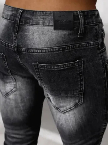Spodnie jeansowe męskie czarne NB/MP0007N^Ozonee Online