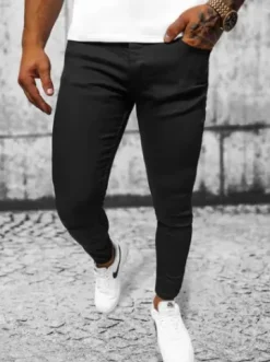 Spodnie jeansowe męskie czarne E/5348/02^Ozonee Clearance
