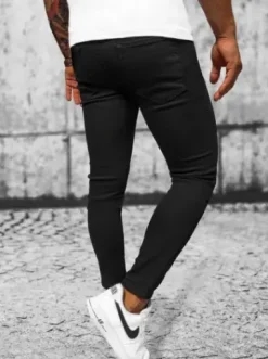 Spodnie jeansowe męskie czarne E/5348/02^Ozonee Clearance