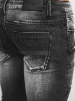 Spodnie jeansowe męskie czarne NB/MP0122N^Ozonee Clearance