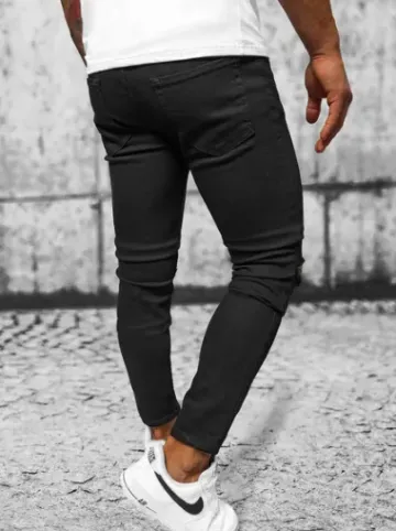 Spodnie jeansowe męskie czarne E/5391/02^Ozonee Sale