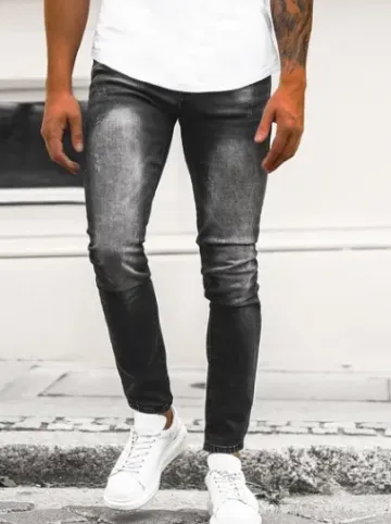 Spodnie jeansowe męskie czarne NB/MP0064N^Ozonee Clearance