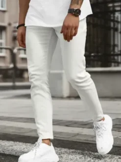 Spodnie jeansowe męskie ecru E/5171/01^Ozonee New