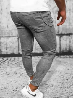 Spodnie jeansowe męskie grafitowe O/MB459^Ozonee Discount