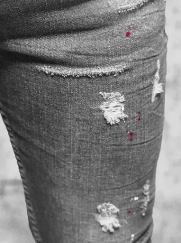 Spodnie jeansowe męskie grafitowe O/MB459^Ozonee Discount