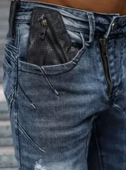Spodnie jeansowe męskie niebieskie NB/MP0045B^Ozonee New