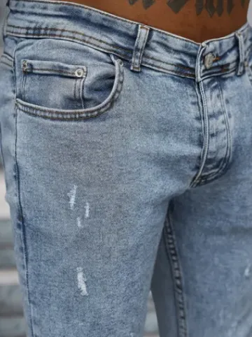 Spodnie jeansowe męskie niebieskie O/2339/2^Ozonee Outlet