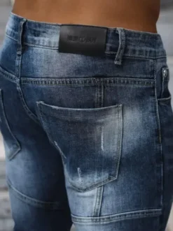 Spodnie jeansowe męskie niebieskie NB/MP0050B^Ozonee Discount