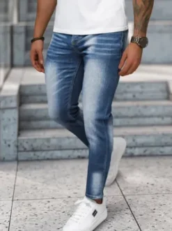 Spodnie jeansowe męskie niebieskie NB/MP0199BC^Ozonee Outlet