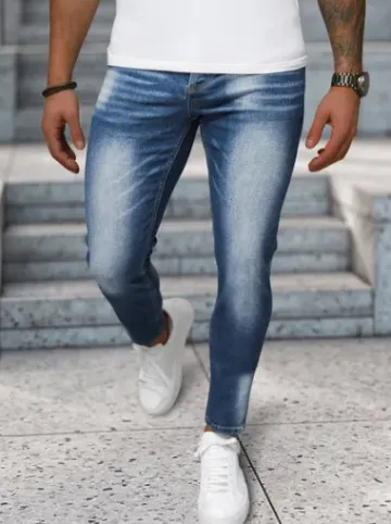 Spodnie jeansowe męskie niebieskie NB/MP0199BC^Ozonee Outlet