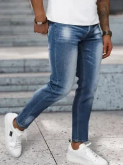 Spodnie jeansowe męskie niebieskie NB/MP0199BC^Ozonee Outlet