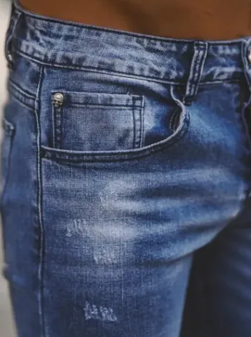 Spodnie jeansowe męskie niebieskie NB/MP0126B^Ozonee Clearance