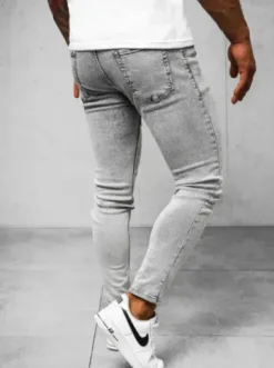 Spodnie jeansowe męskie szare O/2358/2^Ozonee Fashion