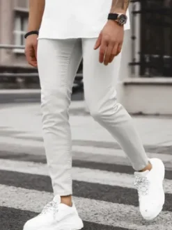 Spodnie jeansowe męskie szare E/5194/01^Ozonee Discount