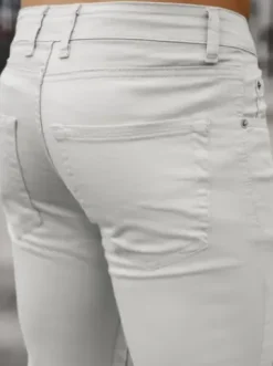 Spodnie jeansowe męskie szare E/5194/01^Ozonee Discount
