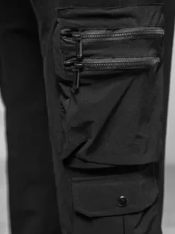 Spodnie męskie cargo wide leg czarne O/PS5527^Ozonee Online