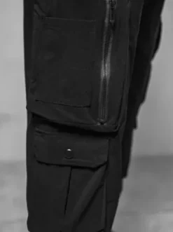 Spodnie męskie cargo wide leg czarne O/PS5527^Ozonee Online