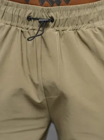 Spodnie męskie cargo wide leg ciemno-beżowe O/PS5527^Ozonee Online