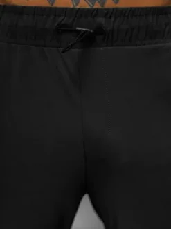 Spodnie męskie cargo wide leg czarne O/PS5526^Ozonee Fashion