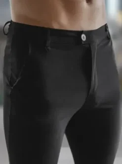 Spodnie męskie chino czarne O/P4049Z^Ozonee Fashion
