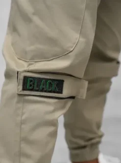 Spodnie męskie chino joggery beżowe O/G3014Z^Ozonee New