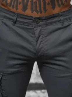 Spodnie męskie chino joggery grafitowe NB/MP0202GS^Ozonee Online