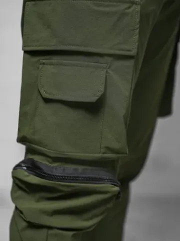 Spodnie męskie chino joggery khaki O/PS5520^Ozonee Sale