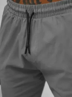 Spodnie męskie chino joggery szare O/G3014Z^Ozonee Fashion