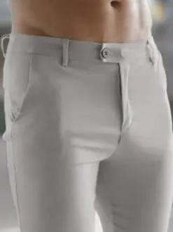 Spodnie męskie chino szare O/P4049Z^Ozonee Discount