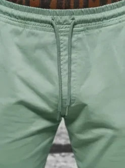 Spodnie męskie joggery miętowe O/PAN23023^Ozonee Hot
