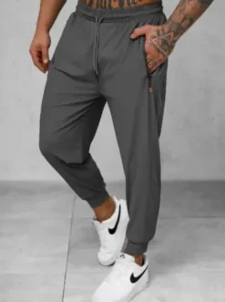 Spodnie sportowe męskie grafitowe JS/12K1805/5^Ozonee Discount