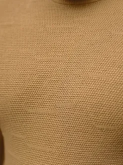 Sweter męski beżowy O/ZZ190131^Ozonee Best