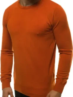 Sweter męski camelowy TMK/YY01/8^Ozonee Discount