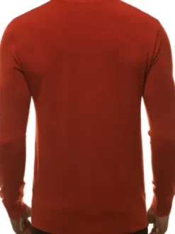Sweter męski ciemny-camel TMK/YY03/10^Ozonee New