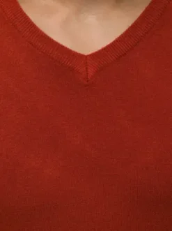 Sweter męski ciemny-camel TMK/YY03/10^Ozonee New